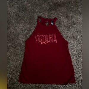Victoria Sports Burgundy Tank Top Size Medium 0230